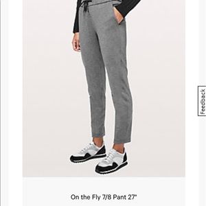 Lululemon On The Fly Pants 27”